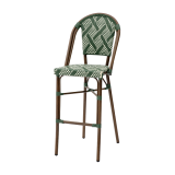 Chaise en technorattan MATTEO BAR vert