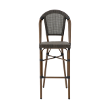 Chaise en technorattan MATTEO BAR brun