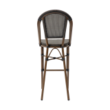 Chaise en technorattan MATTEO BAR brun