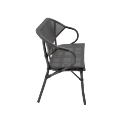 Banc en technorattan CAMILLO BENCH graphite