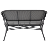Banc en technorattan CAMILLO BENCH graphite