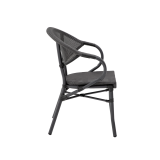 Chaise en technorotin CAMILLO graphite