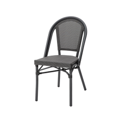 Chaise en technorotin MATTEO graphite