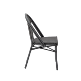 Chaise en technorotin MATTEO graphite