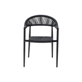 Chaise en technorattan EMILIO anthracite