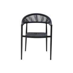 Chaise en technorattan EMILIO anthracite