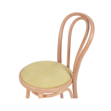 La chaise de restaurant en bois MONET 18 assise couleur pistache