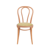 La chaise de restaurant en bois MONET 18 assise couleur pistache