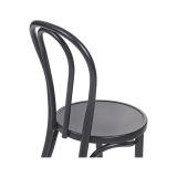 La chaise de restaurant en bois MONET 18 noir