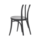 La chaise de restaurant en bois MONET 18 noir