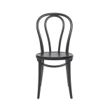 La chaise de restaurant en bois MONET 18 noir