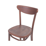 La chaise de restaurant en bois BOOMERANG