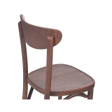 La chaise de restaurant en bois BOOMERANG