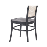 La chaise de restaurant en bois LOOMI 811 noir