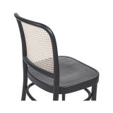 La chaise de restaurant en bois LOOMI 811 noir