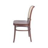 La chaise de restaurant en bois LOOMI 811 aux noix