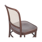 La chaise de restaurant en bois LOOMI 811 aux noix