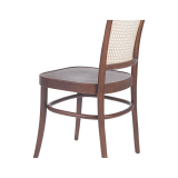 La chaise de restaurant en bois LOOMI 811 aux noix