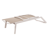 Bain de soleil en aluminium RIVIERA beige