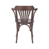 La chaise de restaurant en bois LEGEND ARM noyer