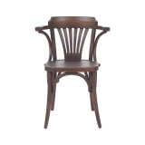 La chaise de restaurant en bois LEGEND ARM noyer