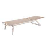 Bain de soleil en aluminium RIVIERA beige