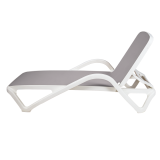 Bain de soleil en plastique MARINA gris