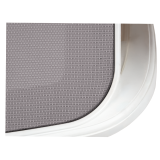 Bain de soleil en plastique MARINA gris