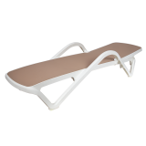 Bain de soleil en plastique MARINA beige