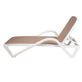 Bain de soleil en plastique MARINA beige