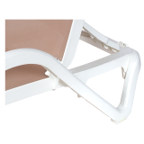 Bain de soleil en plastique MARINA beige