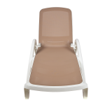Bain de soleil en plastique MARINA beige
