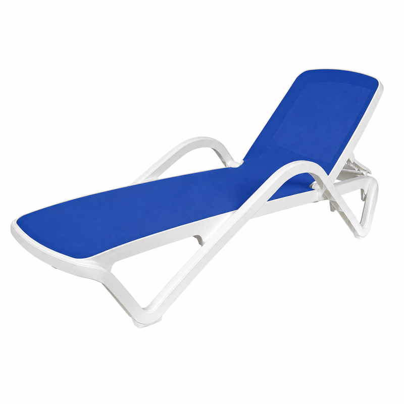 Bain de soleil en plastique MARINA bleu
