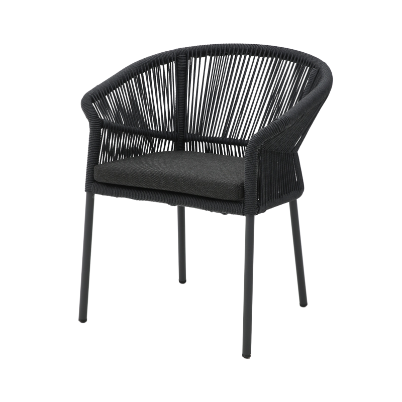 Chaise En Technorotin AUGUSTO anthracite