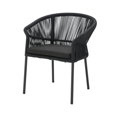 Chaise En Technorotin AUGUSTO anthracite