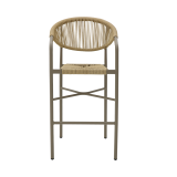 Chaise en technorattan CESARE BAR beige