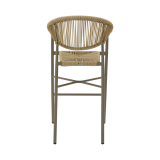 Chaise en technorattan CESARE BAR beige