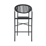 Chaise en technorattan CESARE BAR anthracite