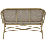 Banc en technorattan MATTEO BENCH marron-beige
