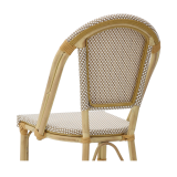Chaise en technorattan MATTEO BAR marron-beige
