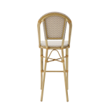 Chaise en technorattan MATTEO BAR marron-beige