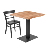 La chaise de restaurant en bois EPIC noir