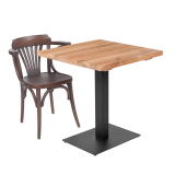 La chaise de restaurant en bois LEGEND ARM noyer