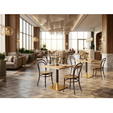 La chaise de restaurant en bois LEGEND ARM noyer