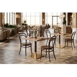 La chaise de restaurant en bois ICONIC noyer