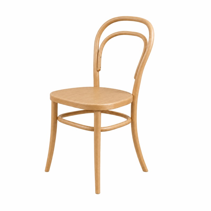 La chaise de restaurant en bois ICONIC naturel