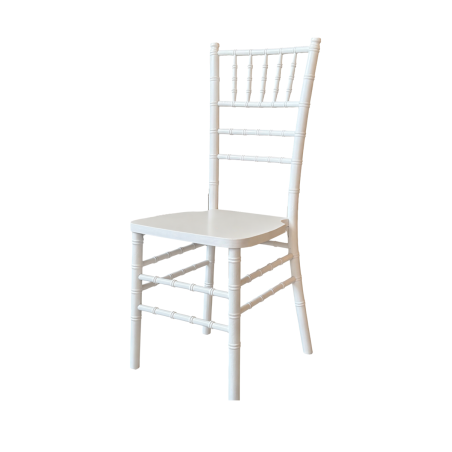 Chaise de mariage en bois TIFFANY WOOD blanc