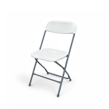 La chaise pliante POLY 7 blanc