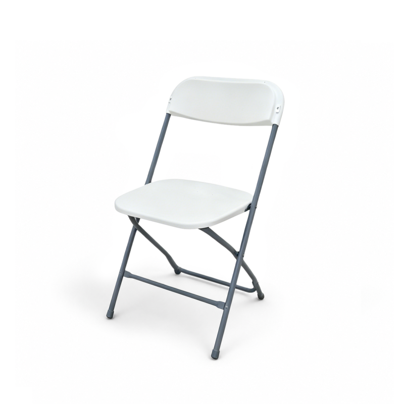 La chaise pliante POLY 7 blanc