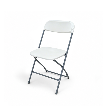 La chaise pliante POLY 7 blanc